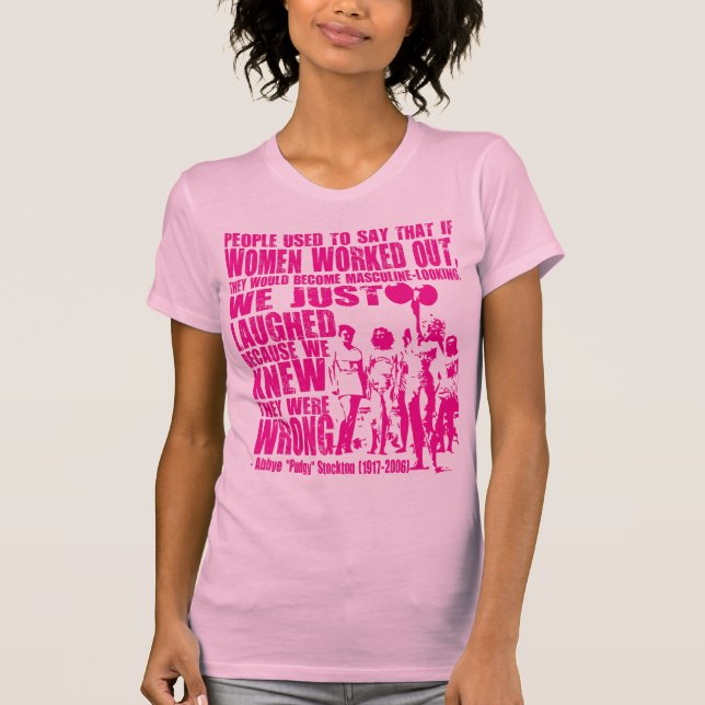 Abbye “Pudgy” Stockton - Lifting for Women - Shirt (Front)