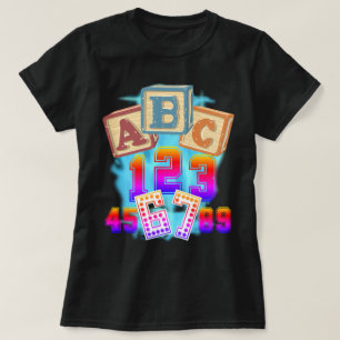 ABC 123 67 Teacher  T-Shirt