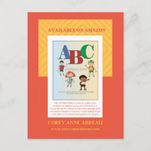 ABC AFFIRMATIONS POSTCARD