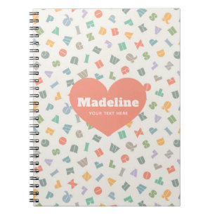 ABC Alphabet Name Personalised Notebook
