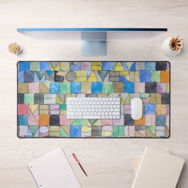 ABC (Alphabet), Paul Klee Desk Mat (Office 1)