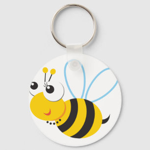 ABC Animals Betty Bee Key Ring