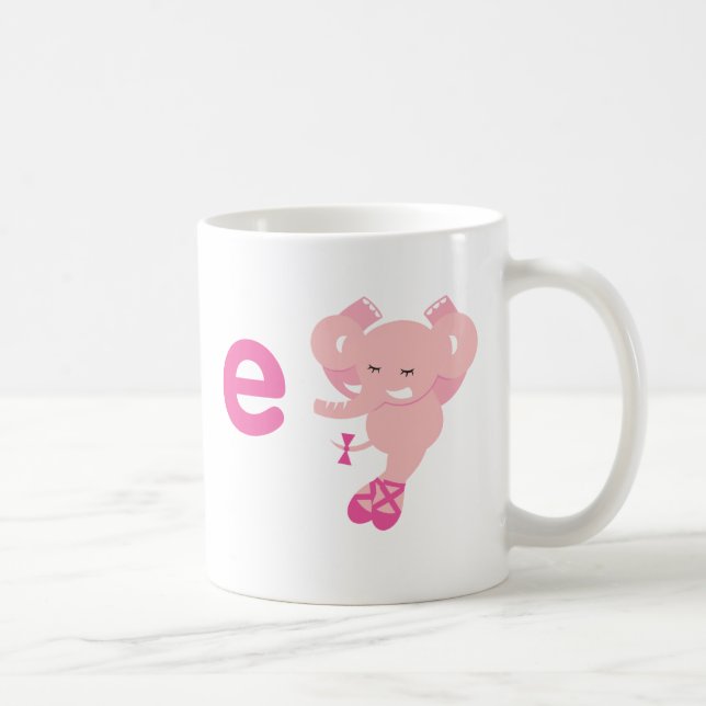 ABC Animals - Ellie Elephant Coffee Mug (Right)