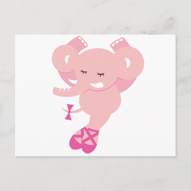 ABC Animals - Ellie Postcard (Front)