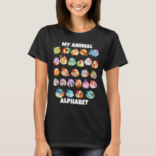 ABC Animals Identification A Z Types Of Zoo Animal T-Shirt