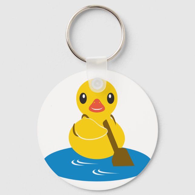 ABC Animals - Paddle Duck Key Ring (Front)
