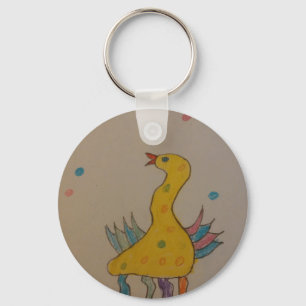 #ABC Art by Children, Easter Duck Key Ring