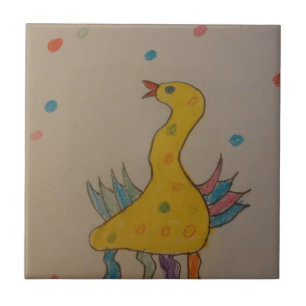 #ABC Art by Children, Easter Duck Tile