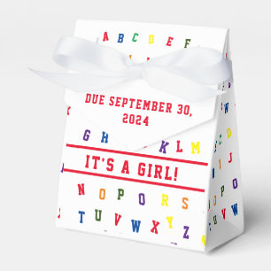 ABC Baby Shower  Favour Box