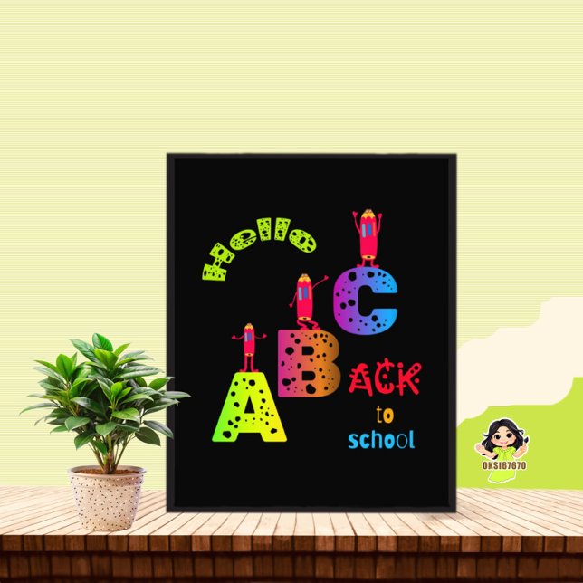 ABC Back to school Photo Print (Creator Uploaded)