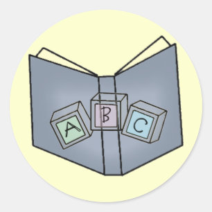 ABC Blocks Book Fun Stickers