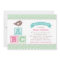 ABC Blocks Mint Green Bird Baby Girl Shower