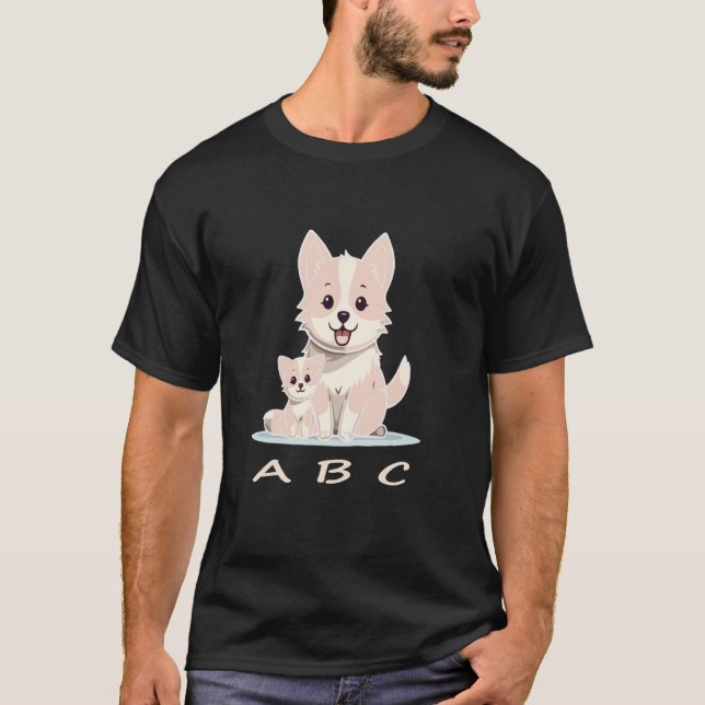 ABC Cat and Dog T-Shirt (Front)