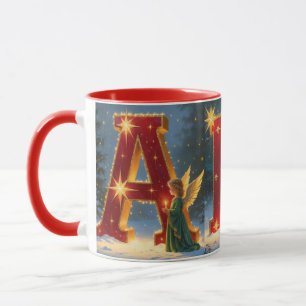 ABC Christmas Mug -Festive Holiday Alphabet Scenes