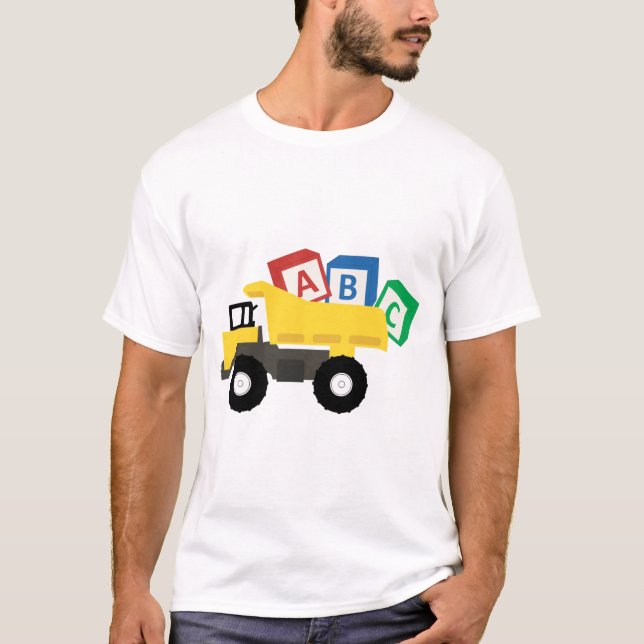 ABC Construction Trucks T-Shirt (Front)