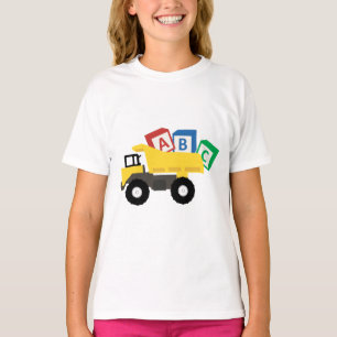 ABC Dump Truck Construction Trucks T-Shirt