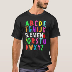 ABC Elemeno Kindergarten Teacher Cute Back to Sc T-Shirt