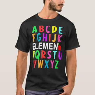 ABC Elemeno Kindergarten Teacher Cute   Back to Sc T-Shirt