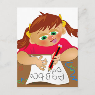 Abc Girl Postcard