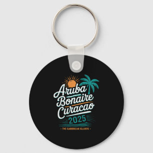 Abc Islands Aruba Bonaire Curaçao Cruise Vacation Key Ring