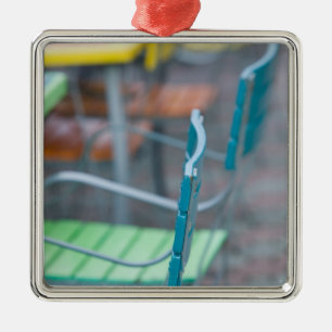 ABC Islands, ARUBA, Palm Beach: Colourful Cafe 2 Metal Tree Decoration
