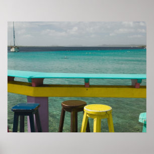 ABC Islands, BONAIRE, Kralendijk: Ocean View Poster