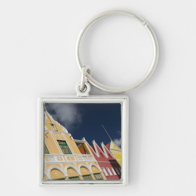 ABC Islands, CURACAO, Willemstad: Punda Key Ring (Front)