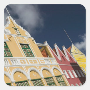 ABC Islands, CURACAO, Willemstad: Punda Square Sticker
