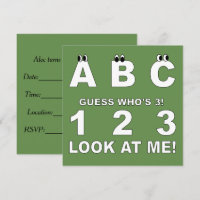 ABC Look who's 3 Print