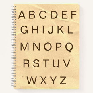 ABC Paper Alphabet Letters Practice Notebook