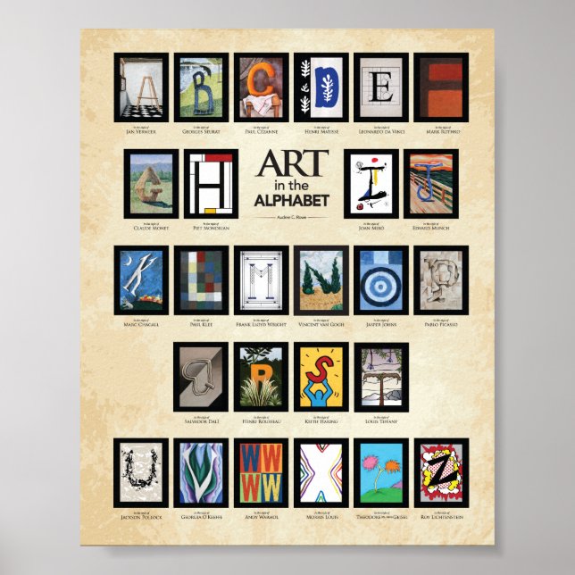ABC Poster: Art in the Alphabet Poster (Front)