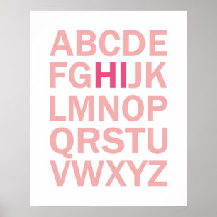 ABC poster with HI in bold colours