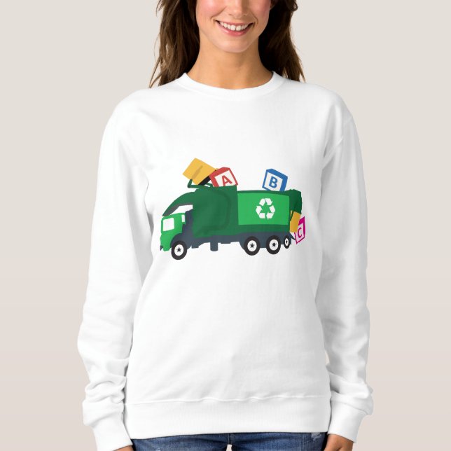 ABC Recycling Garbage Truck Sweatshirt (Front)