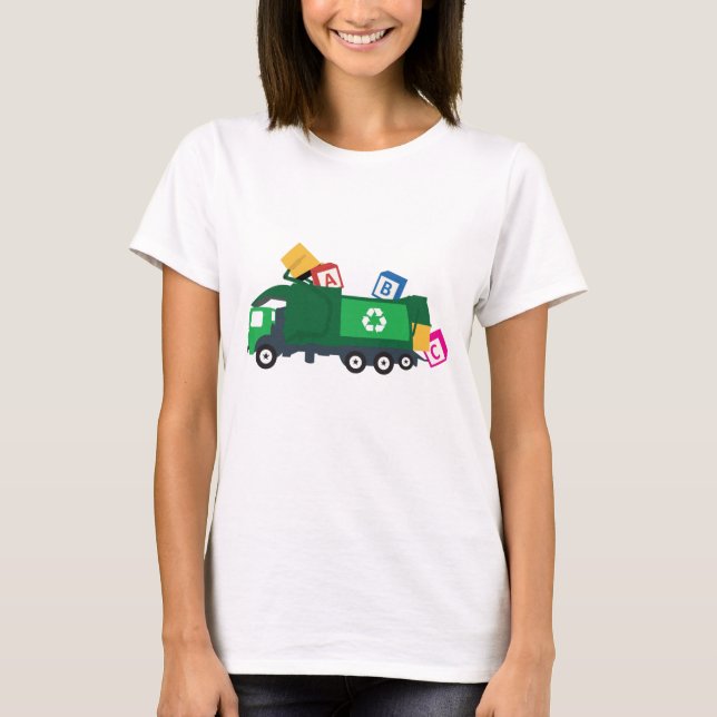 ABC Recycling Garbage Truck T-Shirt (Front)