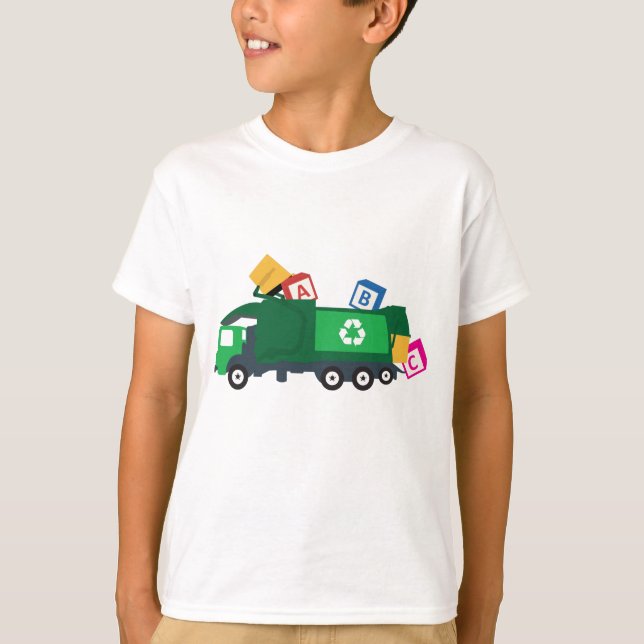 ABC Recycling Garbage Truck T-Shirt (Front)