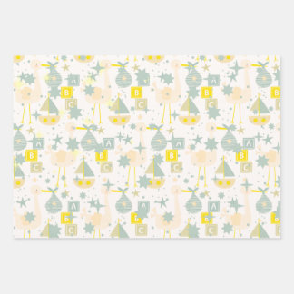 ABC Stork Wrapping Paper Sheet