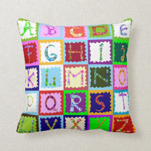 ABC Throw Pillow