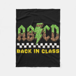 Abcd Ck In Cl Rock Ck To School Boys Girls Teacher Fleece Blanket