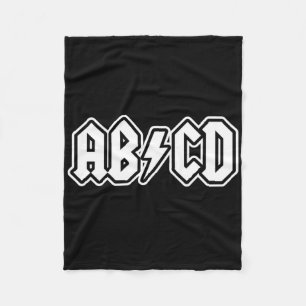 Abcd Fun Back To School Teacher Student  Fleece Blanket