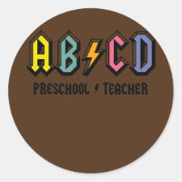 ABCD school Rocks Preschool Teacher life teaching