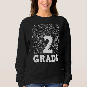 Abcd Second Grade Teacher Student Happy First Day Sweatshirt