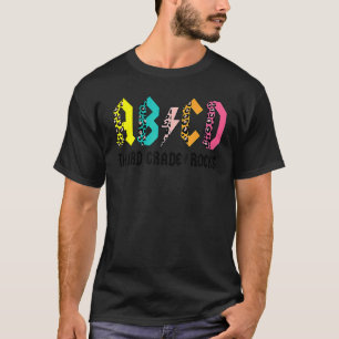 ABCD Third Grade Rocks Back To School 3rd Grade Te T-Shirt