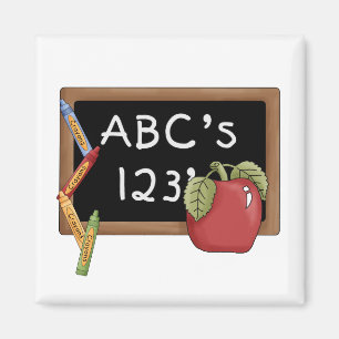 Abcs 123s Tshirts and Gifts Magnet