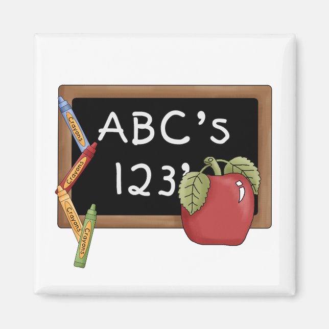 Abcs 123s Tshirts and Gifts Magnet (Front)