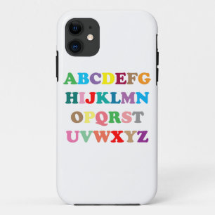 ABC's colourful letters Case-Mate iPhone Case