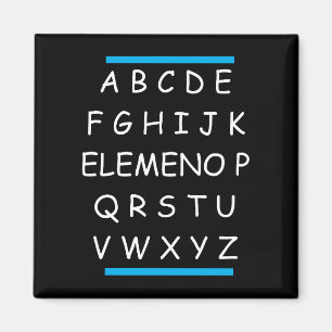 ABC's Funny Sarcastic Grammar Magnet