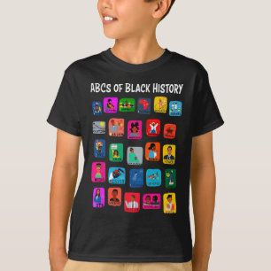 Abcs Of Black History Month Pride For Women Men Te T-Shirt