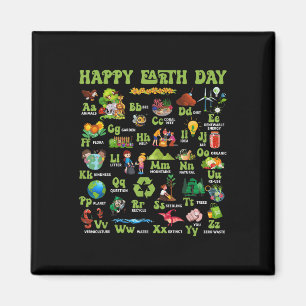 Abcs Of Earth Day Teacher Save Our Planet Nature Magnet