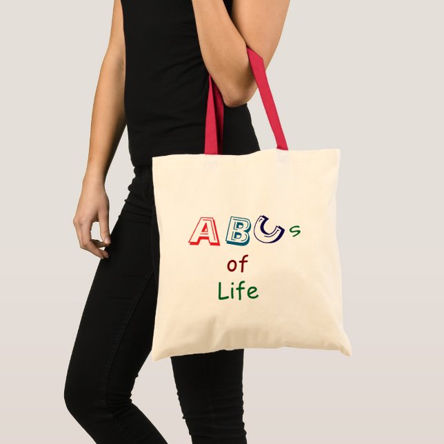 ABCs of Life Tote Bag (Front (Product))