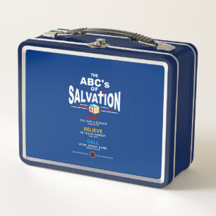 ABCs of Salvation Metal Lunch Box